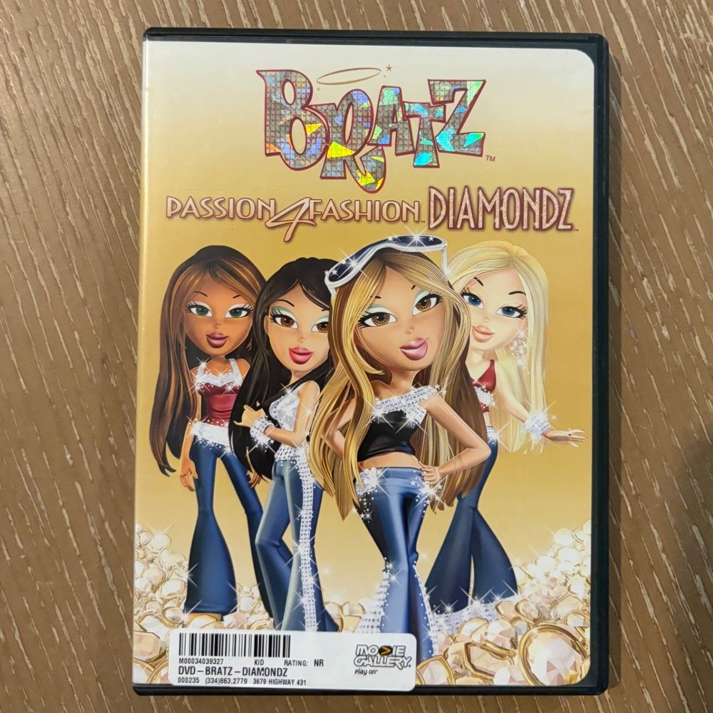 Bratz Passion 4 Fashion Diamondz DVD 2006 Movie MGA Entertainment Y2K Nostalgia